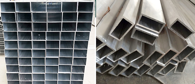 rectangular aluminum tube