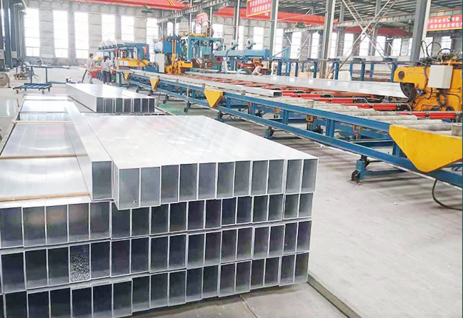 rectangular aluminum tubing