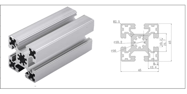 4545w aluminum extrusion