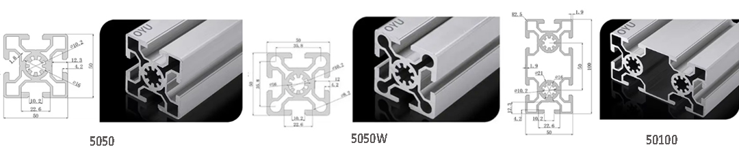 5050 aluminum extrusion profile